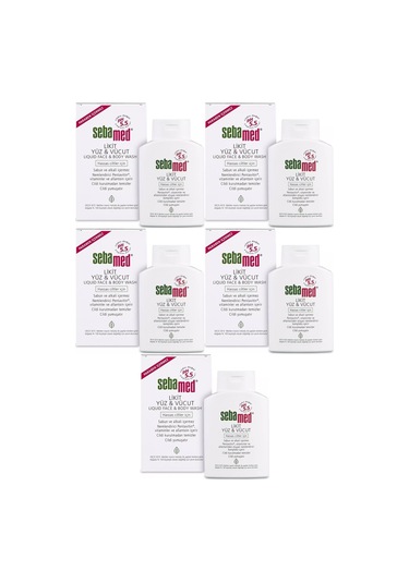 Sebamed Likit Yüz & Vücut Temizleyici 5 x 200 ML