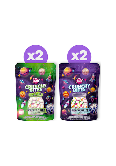 Jox Crunchy Bites Deneme Paketi 2 Meyveli + 2 Ekşi