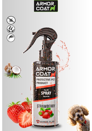 Armor Coat Köpek Bakım Spreyi Çilek Kokulu 200 ML