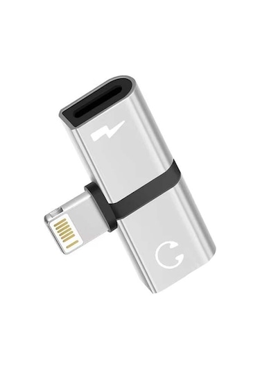 Powermaster Pm-18316 İphone Lightning Şarj Kulaklık Çevirici Adaptör Jack