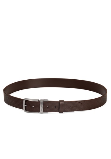 Pierre Cardin Çift Yönlü Deri Erkek Kemer En 4 Cm Pc4099 Kahverengi