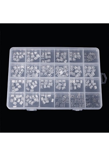 240 Pcs/box 24 Modeller Mikro Usb Konnektör Jak Soketi Mikro Usb Konnektörleri Jack Mp3/4/5 Lenovo Zte Huawei İçin Terminator Set Terminatörü