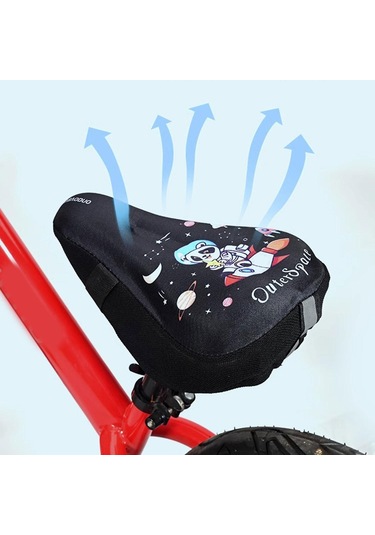 Suntek Çocuk Bisiklet Koltuk Minderi Kılıfı Erkek Kız Siyah