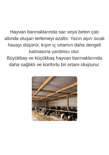 Tavan Yalıtım Keçesi 200 2500 50 Metre Kare