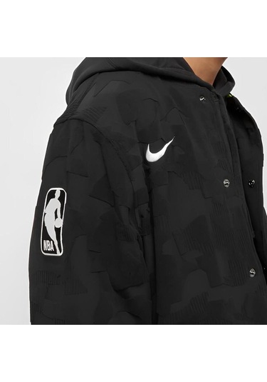 Team 31 Courtside Nba Lightweight Full-snap Fastener Erkek Ceket Siyah