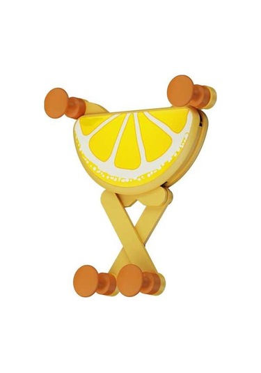 Createtech Ventili Uygun Tutucu Tutucu Telefonu Telefon Telefon Serbest Sarı Oto Montajı Kilidi İnç İçin Hava Elle Cep Araba 4.7-6.7 Xj Sarı