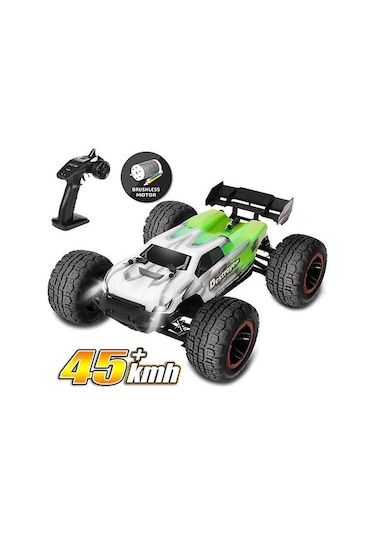 Haiboxing Rc 1/16 Destroyer 45+ Km/h Kumandalı Araba Rtr Elektrikli 4wd Brushless Fırçasız Truggy Truck Yeşil