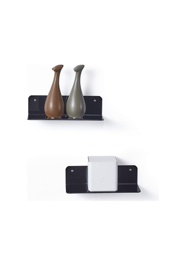 Neevoyu Transparent Pmma Duvar Rafı Seti - Hoparlör, Akıllı Hoparlör, Telefon İçin - Kablolu Ve Kablosuz Kurulum Seçenekleri