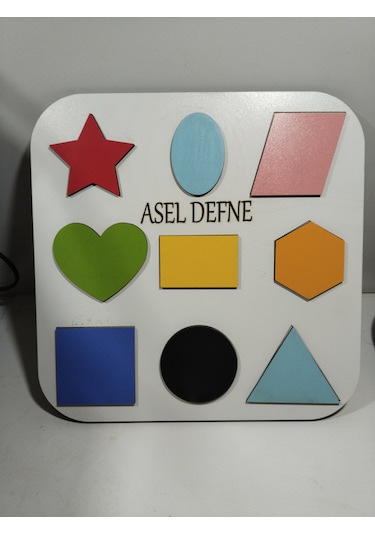 Çocuk Gelişimi Şekiller Yap-boz Puzzle Oyun Kaliteli