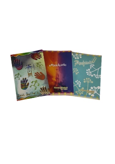Defter 60 Yaprak Kareli A5 Defter Karton Kapak 3 Adet