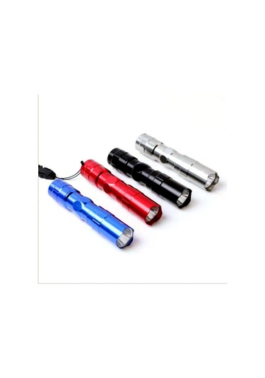 Valkyrie 4 Adet Fener Seti - Alüminyum Kasa - 4 Farklı Renk - Cep Feneri - Tutma İpli Çok Renkli