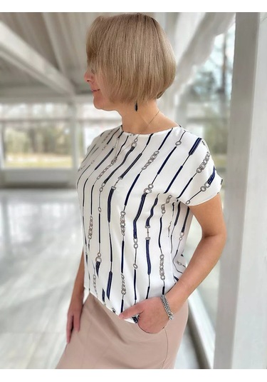 Nıka & Collectıon Ceket Altı Giyilebilen Kısa Kollu Bluz 221901284