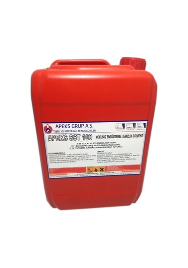 Sst 100 Kokusuz Endüstriyel Kapalı Devre Temizlik Solventi 5 Lt