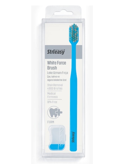 Strleasy White Force Diş Fırçası Sert Mavi