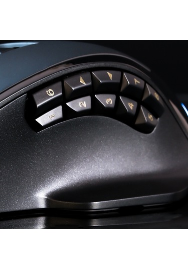 Rush Bold RM878 Ağırlık Ayarlı 10.000 DPI Manyetik Makro Tuşlar RGB Gaming Oyuncu Mouse