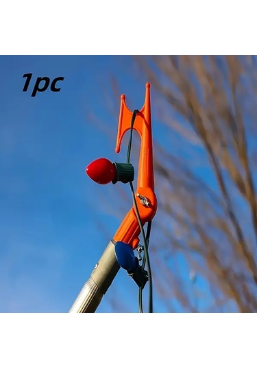 Elmpaly 1 Adet Ayarlanabilir Kuş Yemliği Kancası - Plastik Bahçe Askılığı