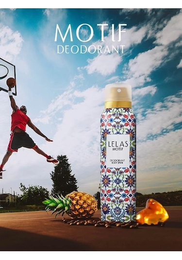 Lelas Motif Unisex Sprey Deodorant 150 ML