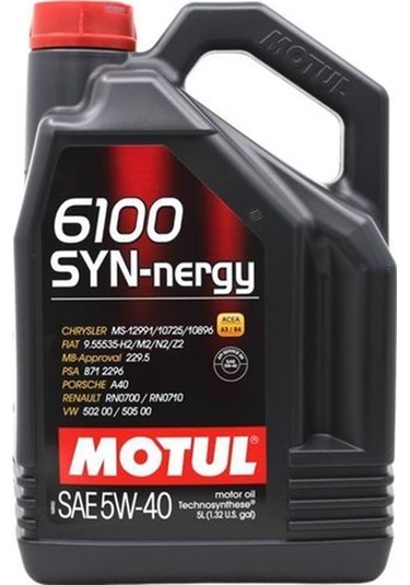 Motul 6100 Synergie SAE 5W-40 Motor Yağı 5 L
