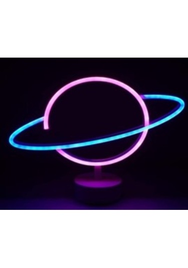 Neon Işıklı Satürn Lamba Diğer