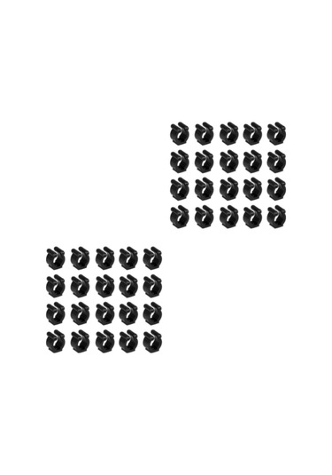 1/2/3 20x Havuz İşaret Oltası Klipsleri Kelepçeleri Saklama Rafı 2'li Set