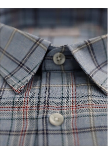 Uki Mavi Comfortfir Oduncu Gömlek Mavi