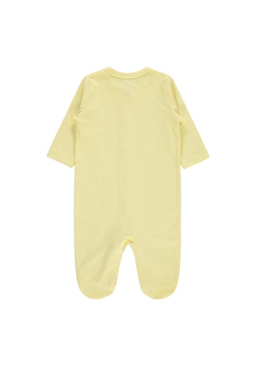 Civil Baby Yıldız Nakışlı 1-9 Ay Tulum - Sarı