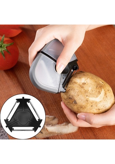 Sones Çok İşlevli Paslanmaz Çelik Yaratıcı Soyucu Üçü Bir Arada Soyucu Rende Diğer