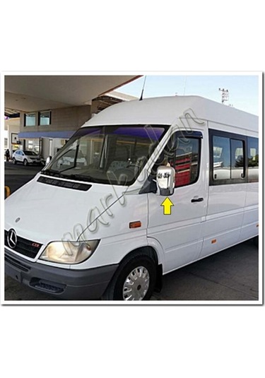 Db Chrome Mercedes Sprinter Krom Ayna Kapağı 2000 - 2006 2 Parça Ab
