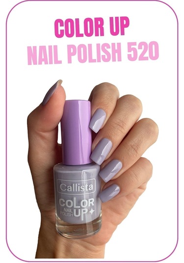 Callista Color Up Nail Polish Oje 520 Lavender Sky - Mor