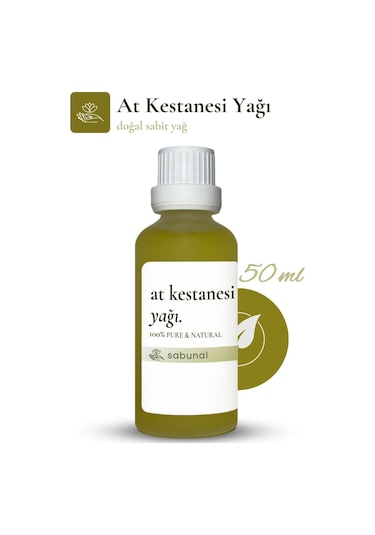 Sabunal At Kestanesi Yağı 50 ML - Doğal Masaj ve Cilt Bakım Yağı