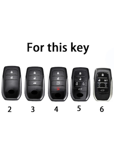 Toyota Corolla Şeffaf Füme Kumanda Kılıf