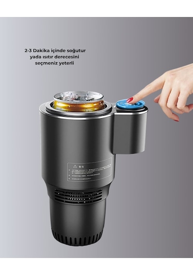 Araç İçi Isıtıcı Soğutucu Bardaklık 60 C Isıtma -4 C Soğutma Çok Renkli