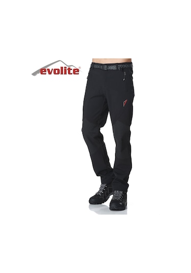 Evolite Erkek Blackhole Softshell Pantolon Siyah