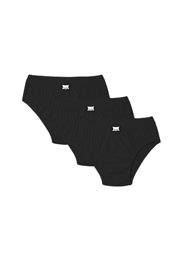 Tutku 6'Lı Slip Penye Yüksek Kalite Erkek Külot Siyah