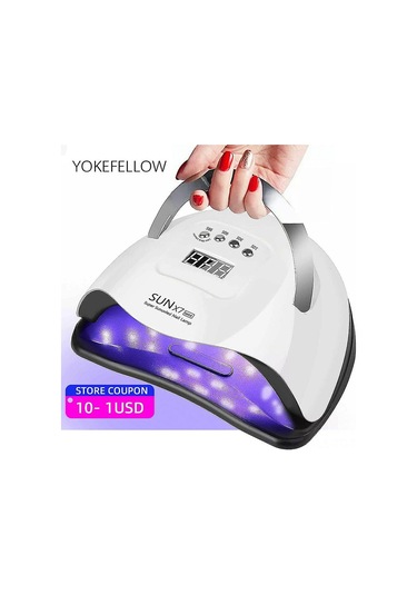 Skycity 57 Led 360w Uv Cila Lambası, 4 Zamanlayıcı, Hareket Sensörü Ve Hafıza Fonksiyonu İle Tüm Jeller İçin Ev Ve Salonu Uyumlu Kurutucu