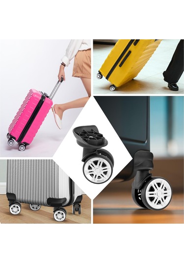 Suntek Bavulu Tekerlekleri Yedek Aralığı 1,3 A18 Döner 4 Adet Frensiz