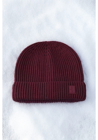 Bordo Düz Örgü Bere 323024etc001 018 Bordo
