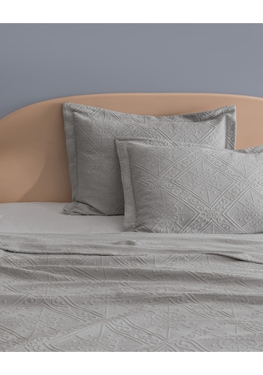 Marjolaina Çift Kişilik Yatak Örtüsü Yo0000000062 Beyaz