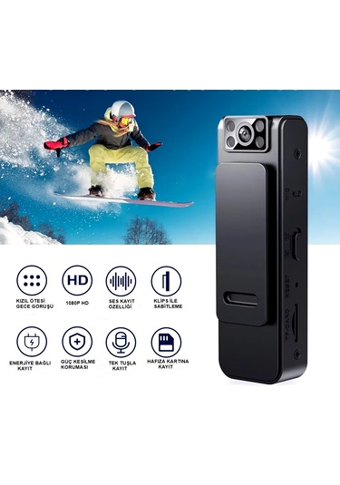 Secumore 1080p Gece Görüşlü Vücut Ve Güvenlik Kamerası