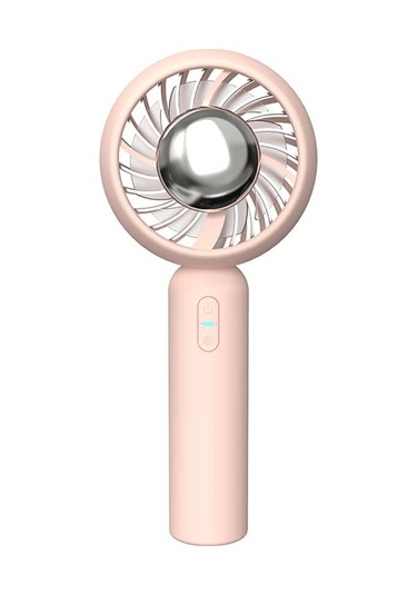 Buz Sıkıştırma Fan Usb Şarj Edilebilir Taşınabilir Mini Rüzgar Taşınabilir Buz Top Soğutma Küçük Fan Pembe