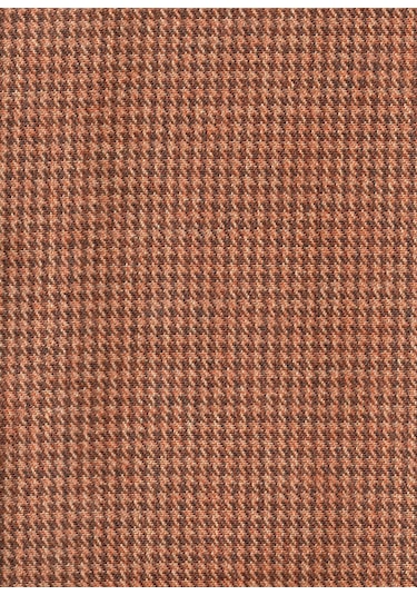 Enesar Home Keten Kaz Ayağı Döşemelik Kumaş Premium Dokuma Turuncu 100 x 140 cm