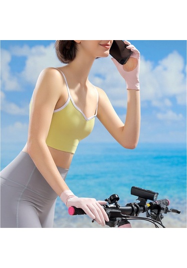 Golovejoy Xg72 1 Çift Bisiklet Soğutma Buz Ipek Eldiven Anti-uv El Koruyucu