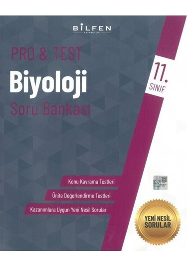 11.Sınıf Pro&Test Biyoloji Soru Bankası -  Bilfen Yayınları