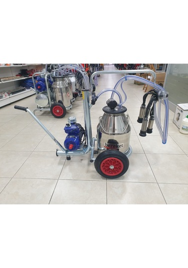 Bereket  Bs Mini X Tek Sağım Paslanmaz Süt Sağım Makinası