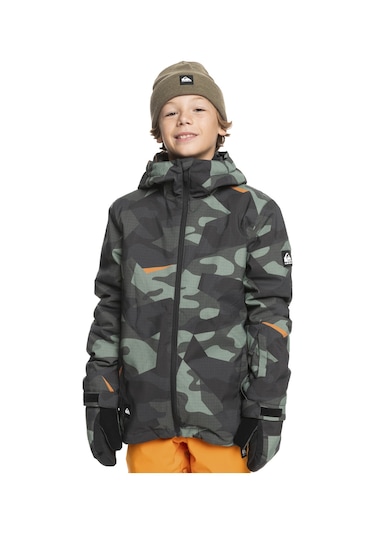 Quiksilver Mission Printed Youth Erkek Çocuk Snowboard Montu Renkli Renkli Çok Renkli