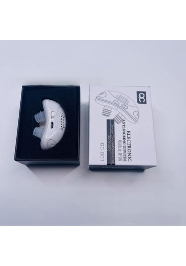 Qingmipy Silikon Burun Tıkanıklığı Ve Horlama Sorunu İçin Elektrikli Horlama Durdurucu - Sağlıklı Uyku İçin Kolay Kullanım Beyaz, Hediyelik Kutulu