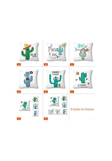 Ximistore9 Pamuk Keten Dekoratif Yastık Kılıfı 45x45cm - Gizli Fermuarlı, Yıkama Sonrası Renk Kaybı Olmayan, Ev Dekorasyonu İçin Model F Diğer