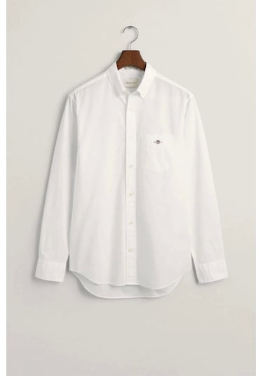 Gant Erkek Beyaz Regular Fit Gömlek Beyaz