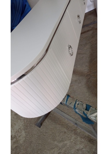 Desing Tv Sehpa Beyaz-gümüş 200cm