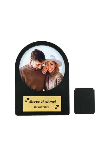 Kişiye Özel Fotoğraflı Ahşap Masa Üstü Çerçeve